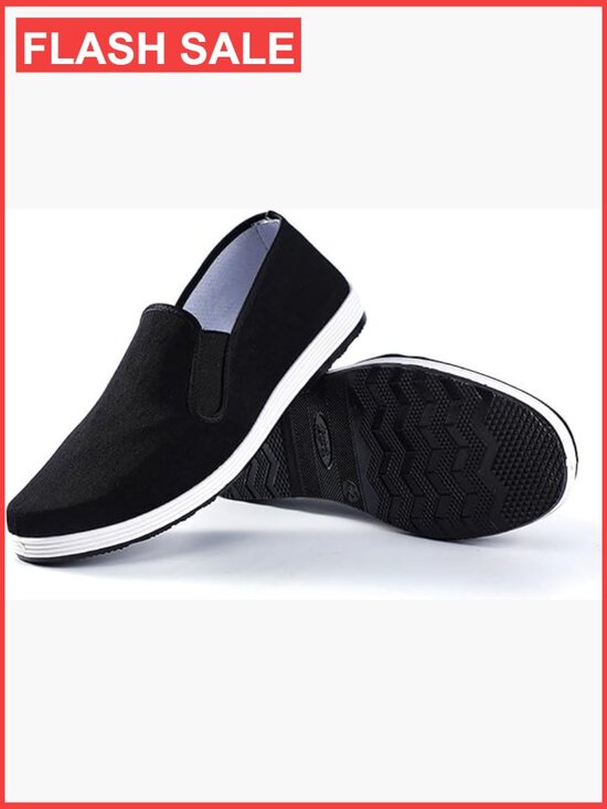 Other - Traditional Chinese Kung Fu Slippers, Canvas Tai Chi Shoes, Anti-Slip Rubber